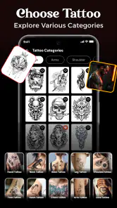 Tattoo Design & Tattoo Maker screenshot