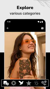 Tattoo Simulator Tattoo Maker screenshot