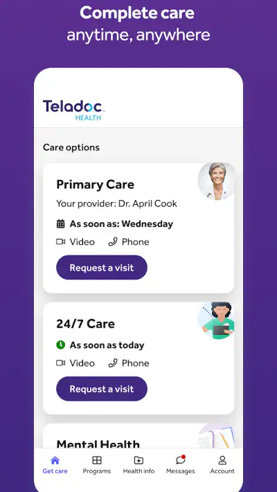 Teladoc Health screenshot 1