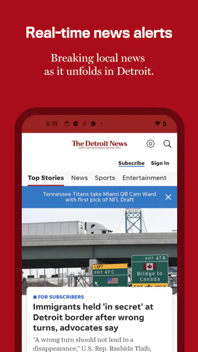The Detroit News: Local News screenshot 1