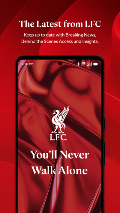 The Official Liverpool FC App screenshot 1