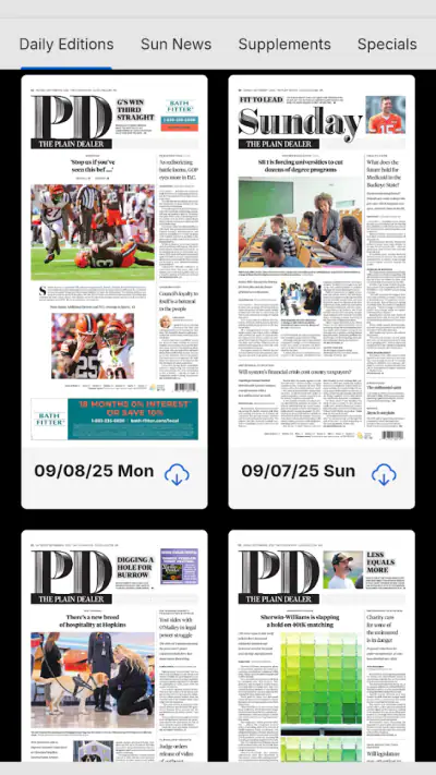 The Plain Dealer screenshot 1