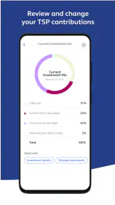 Thrift Savings Plan screenshot
