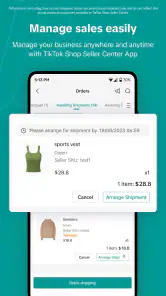 TikTok Shop Seller Center screenshot