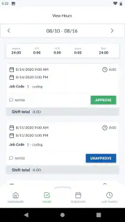 TimeClock Plus Clock screenshot 3
