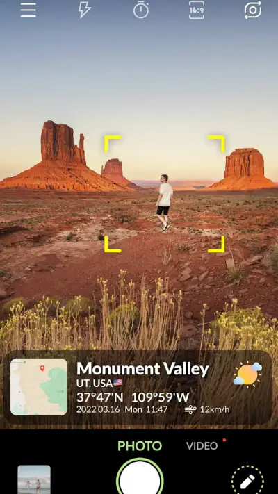 Timestamp Camera, Auto GPS Cam screenshot 1