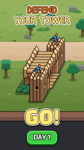 Tiny Warriors Rush - Idle TD screenshot 1
