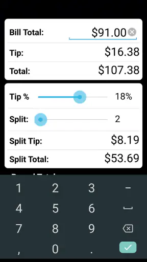 Tip Calculator screenshot 1