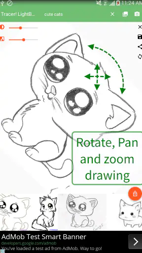 Tracer!  Lightbox tracing app screenshot 1