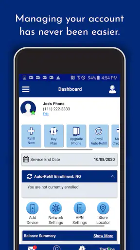 TracFone My Account screenshot 1