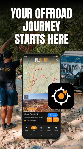 Trails Offroad: Offline Maps screenshot 1