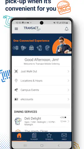 Transact Mobile Ordering screenshot 1