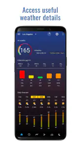 Transparent clock weather Pro screenshot