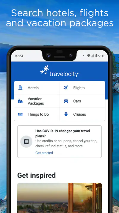 Travelocity Hotels & Flights screenshot 1