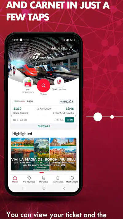 Trenitalia screenshot 1