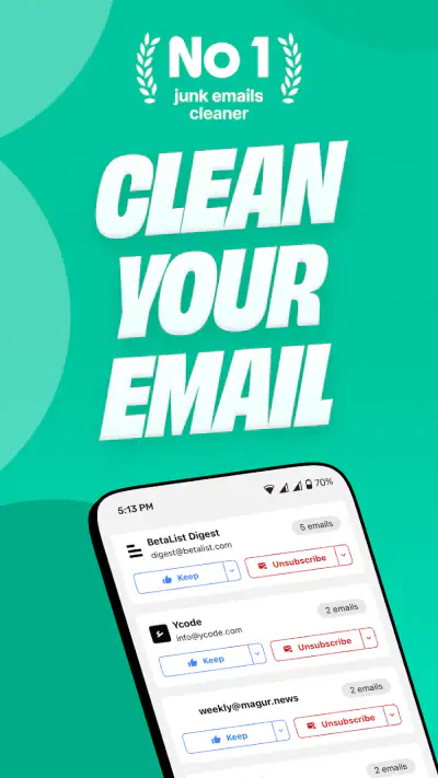 Trimbox: Easy Email Cleaner screenshot 1