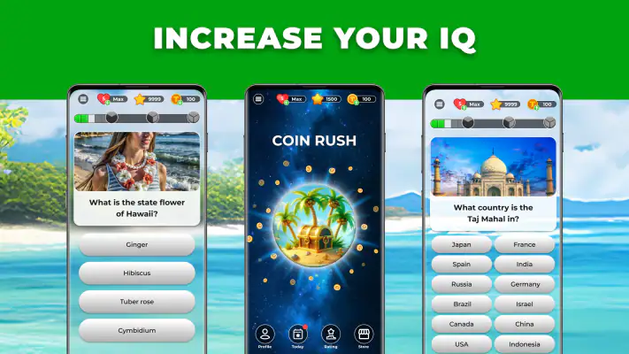 Triviascapes: IQ & brain test screenshot 1