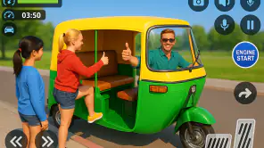 Tuk Tuk Rickshaw - Auto Game screenshot 1