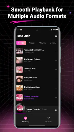 TuneLush-Offline Music Player screenshot 1