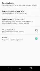 TV (Samsung) Remote Control screenshot