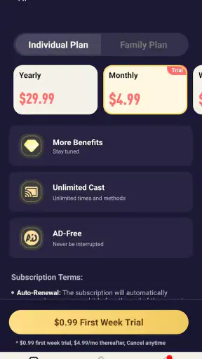 TVCastHub screenshot 1