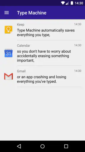 Type Machine screenshot 1