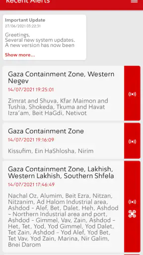 Tzofar - Red Alert | צופר screenshot 1