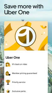 Uber - Request a ride screenshot
