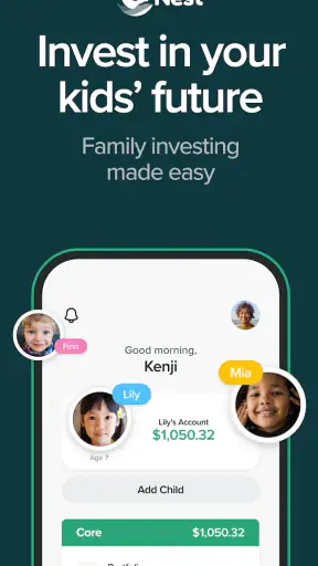UNest: Invest & Save for Kids screenshot 1