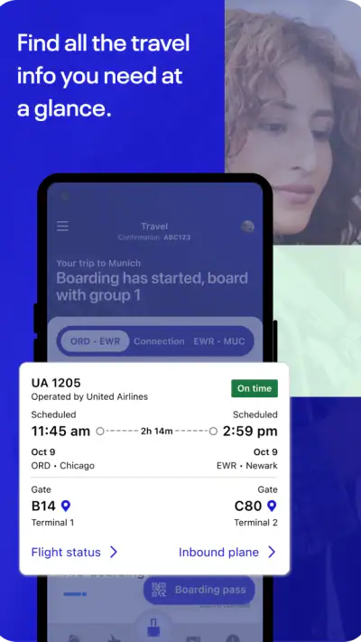 United Airlines screenshot 1