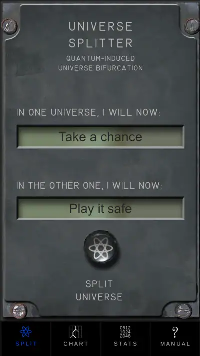 Universe Splitter screenshot 1