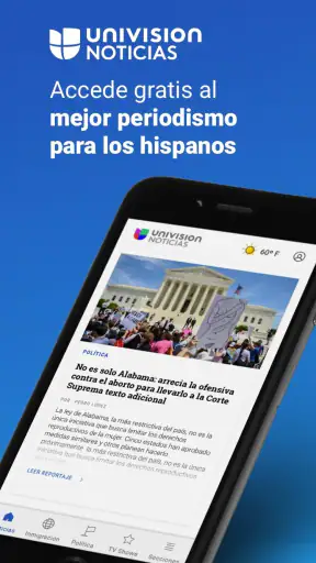 Univision Noticias screenshot 1