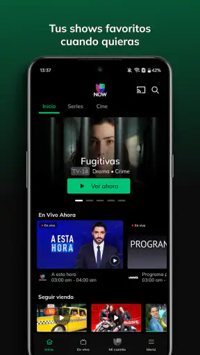 Univision Now: Live TV screenshot 1
