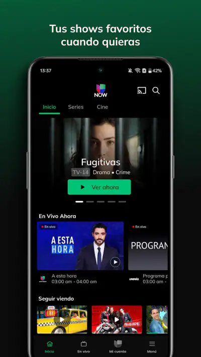 Univision Now: Live TV screenshot 1
