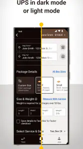 UPS screenshot