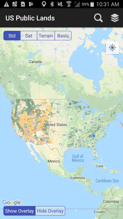 US Public Lands screenshot 1
