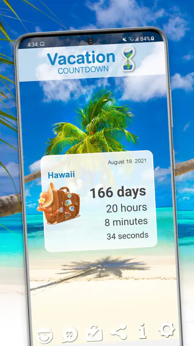 Vacation Countdown App screenshot 1
