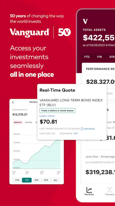 Vanguard: Save, Invest, Retire screenshot 1