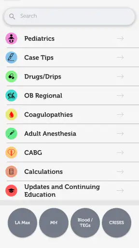 Vargo Anesthesia Mega App screenshot 1