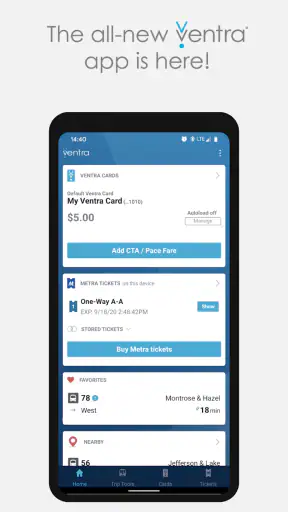 Ventra screenshot 1