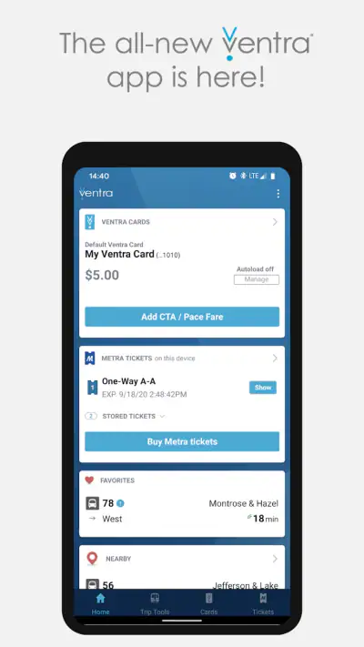Ventra screenshot 1