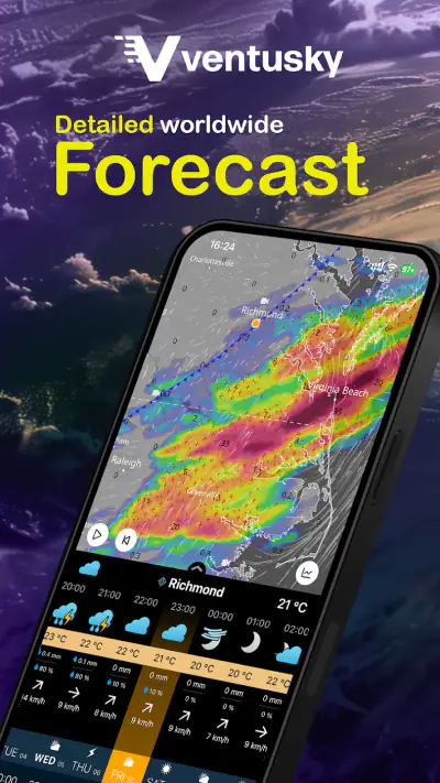 Ventusky: Weather & Live Radar screenshot 1