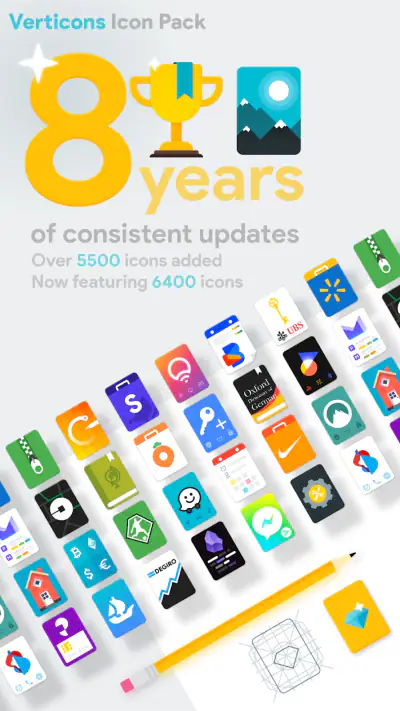 Verticons Icon Pack screenshot 1
