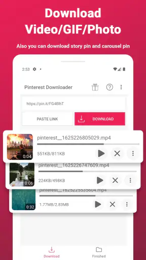 Video Downloader for Pinterest screenshot 1