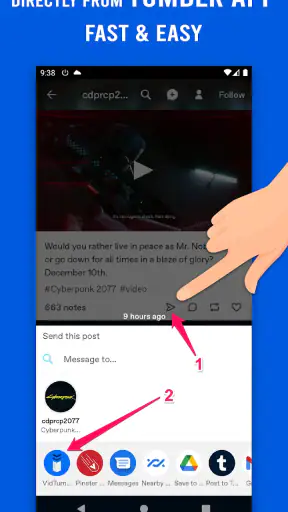 Video Downloader for Tumblr screenshot 1