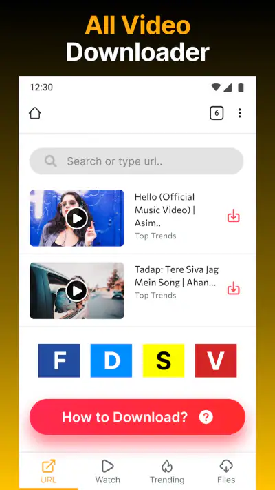 Video Downloader HD - Vidow screenshot 1