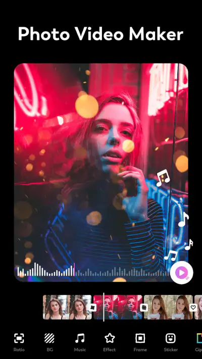 Video Maker & Photo Music screenshot 1