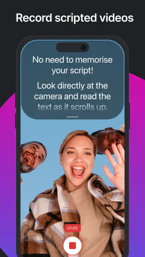 Video Teleprompter - Evelize screenshot 1