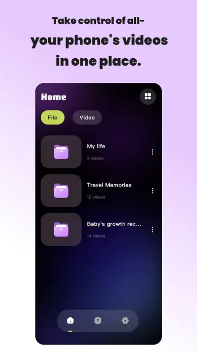 Vidzy-Well Organized screenshot 1