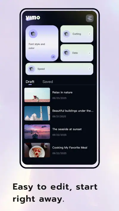 Vimo-CreativeCut screenshot 1